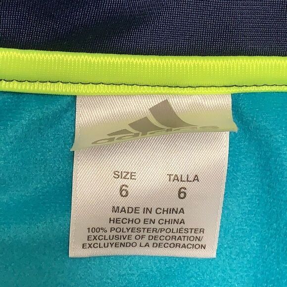 Kids Adidas Full Zip Track Jacket - Picture 5 of 6